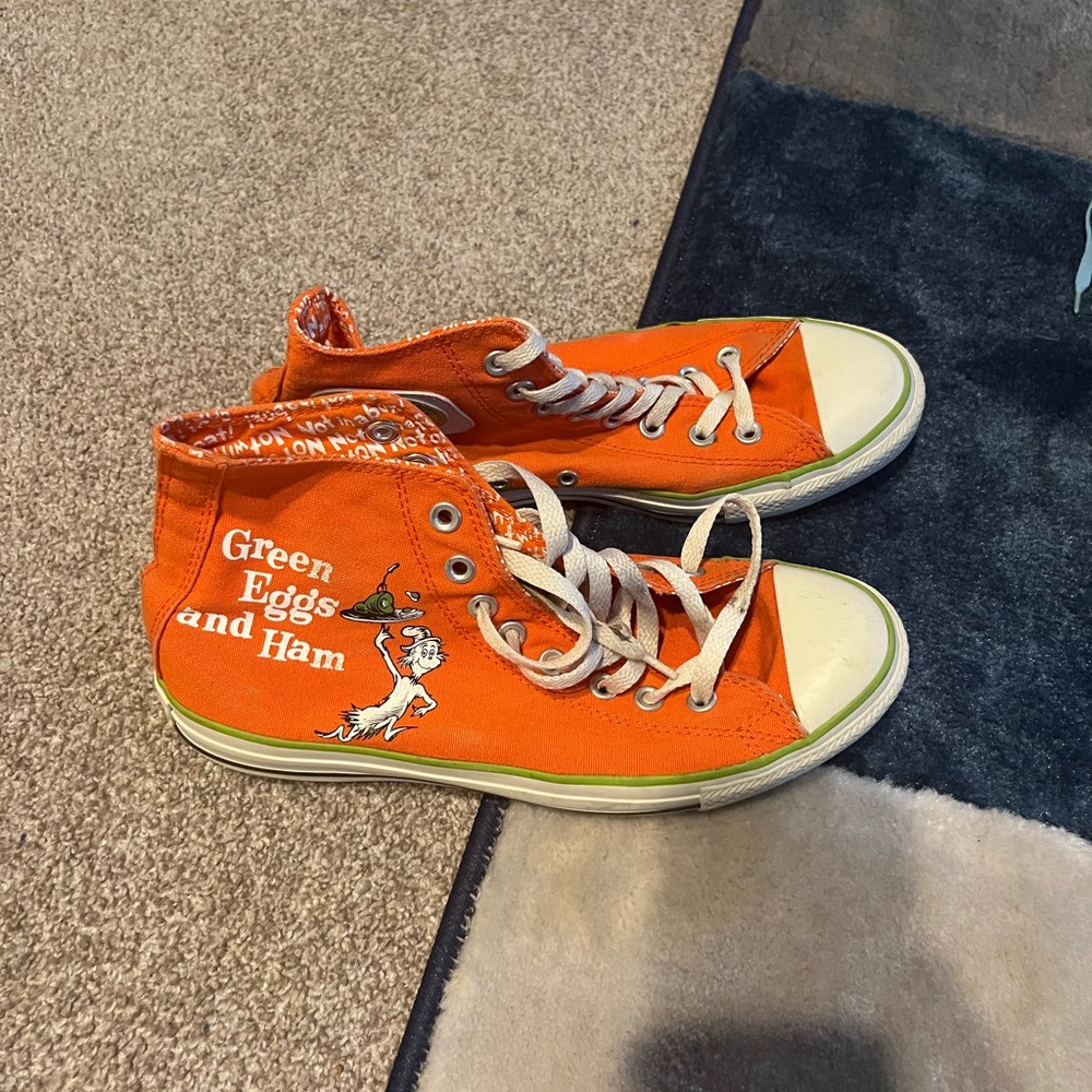 Green Eggs and Ham Dr Seuss Converse
